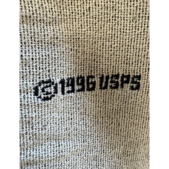 Classic American Dolls 1996 USPS Stamp Collection Royal Tapestry Jacquard Throw - Picture 10 of 10